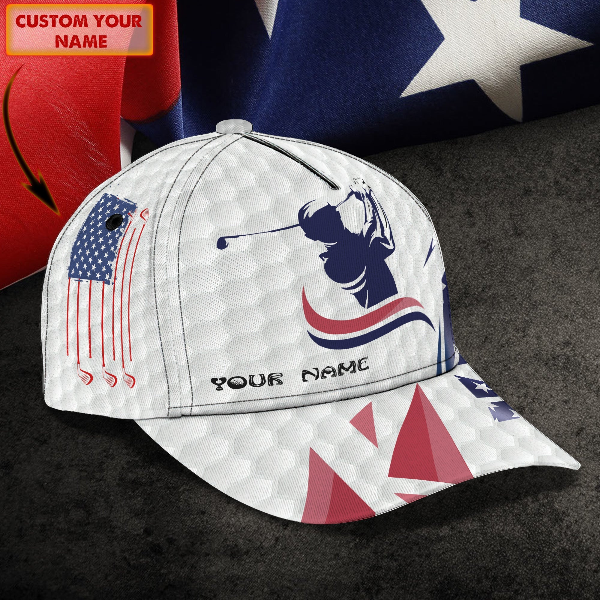 Adeenyc Custom Classic Golf Cap - Personalized Name Hats Gifts for men & women Adeenyc.com