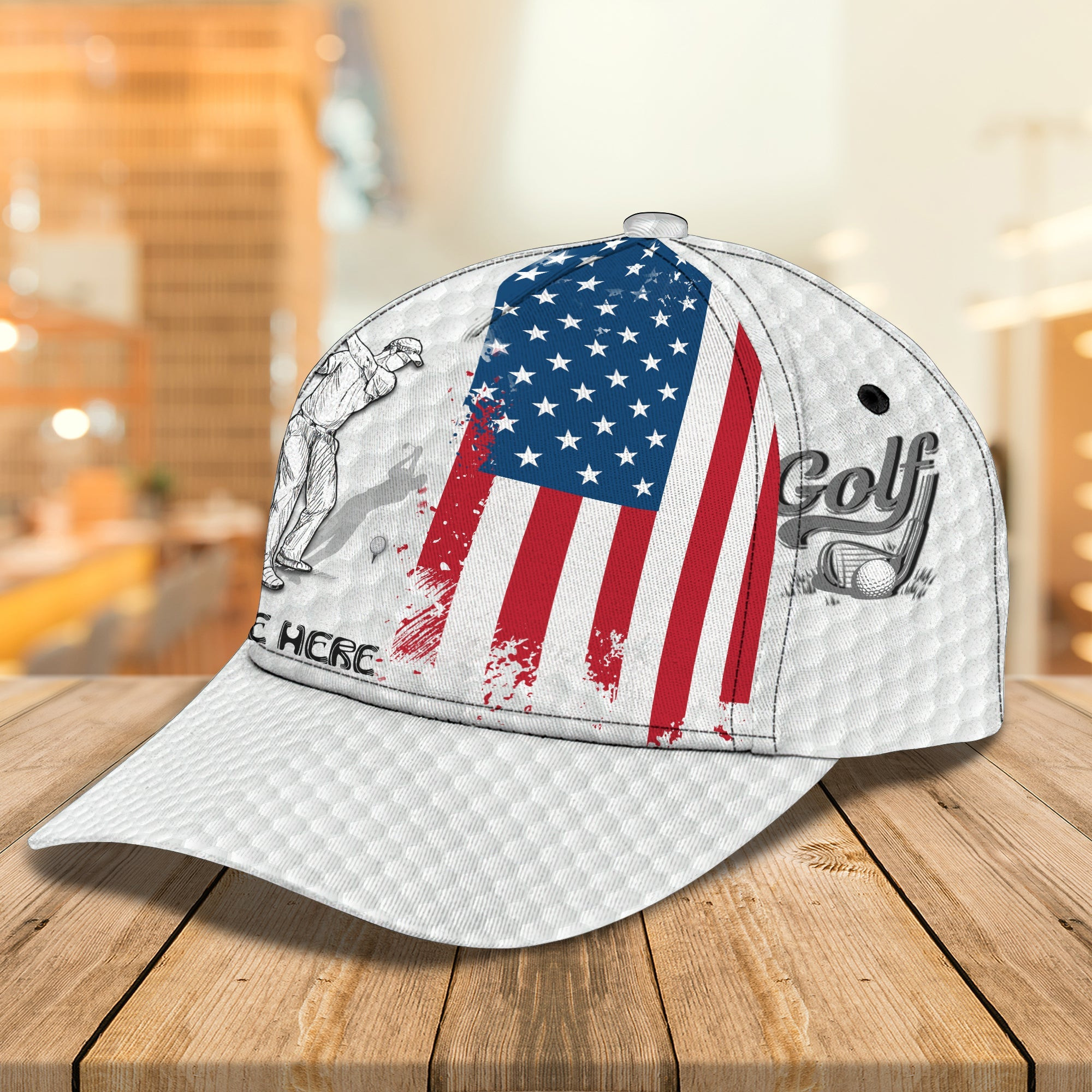 Adeenyc Custom Classic Golf Cap Personalized Name Hats Gifts for men & women Adeenyc.com