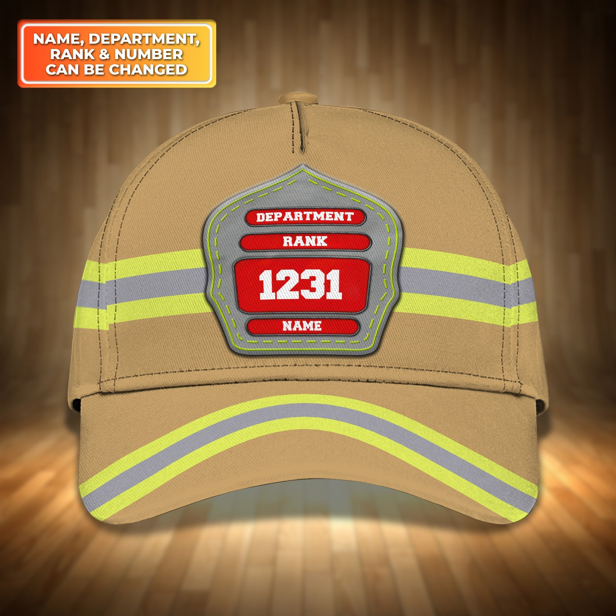 Adeenyc Custom Firefighter Cap With Personalized Design Hats Gifts for men & women Adeenyc.com
