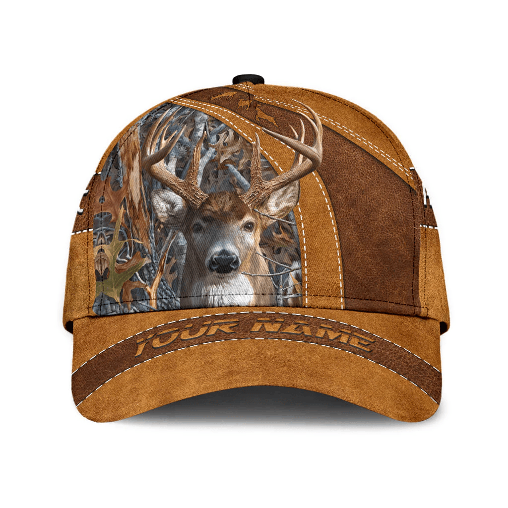 Adeenyc Custom Hunting Cap Hat, 3D All Over Printed Deer Hunting Baseball Cap Hat, Gift For Hunter Trucker Hats Custom Hats Gifts For Men & Women