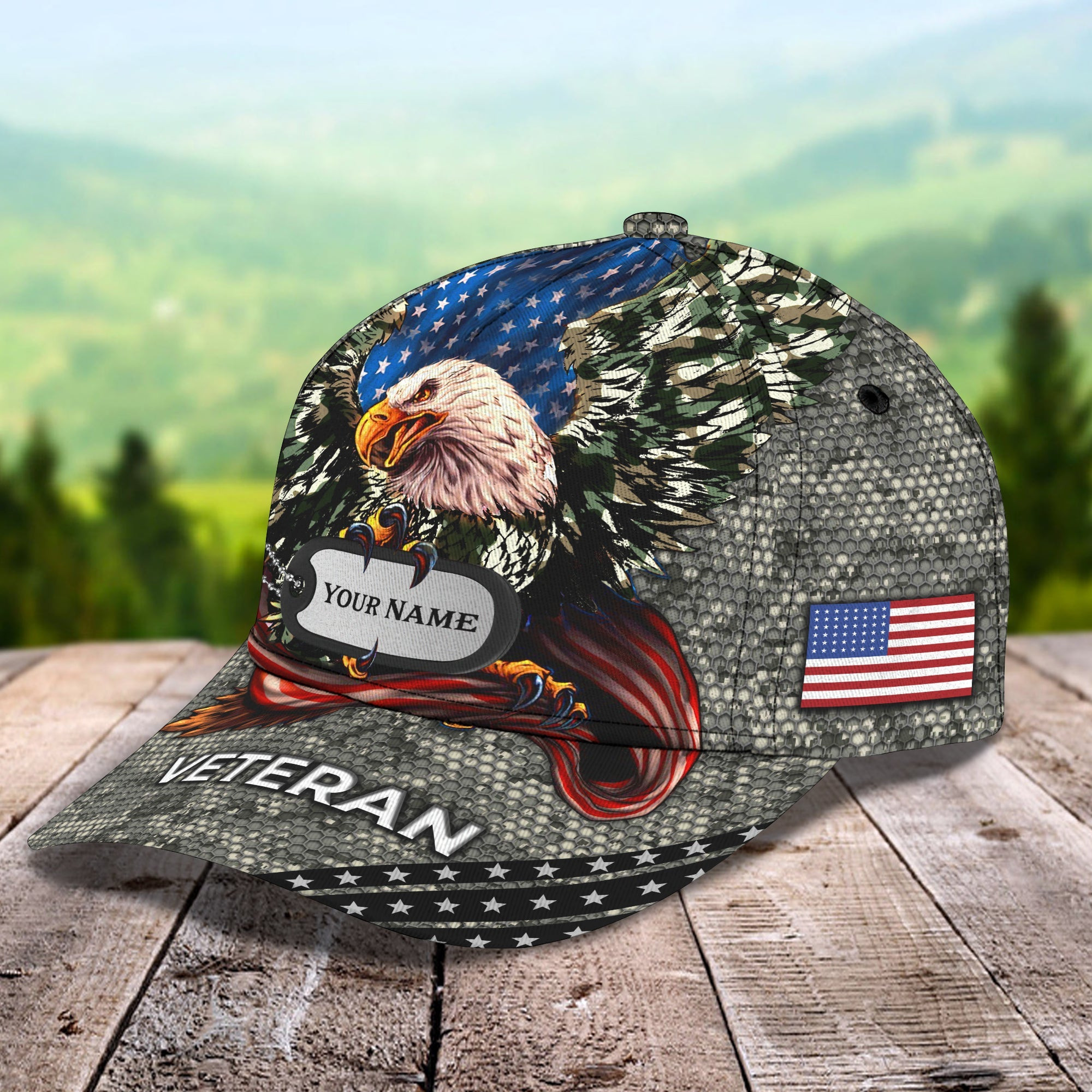 Adeenyc Custom Name American Eagle Classic Cap Baseball Cap Hat Baseball Cap Hat Personalized Hat Gift for Veteran Unique Patriotic gift Hats Gifts for men & women Adeenyc.com