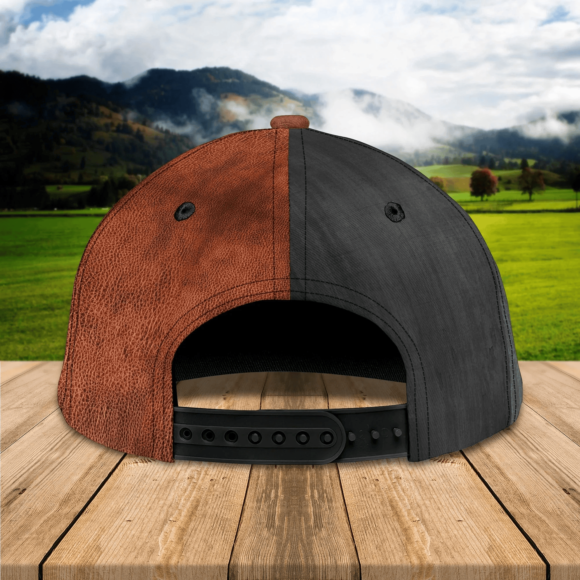 Adeenyc Custom Name Brown Horse Equestrian Printing Baseball Cap Hat, 3D Baseball Horse Caps Trucker Hats Custom Hats Gifts For Men & Women