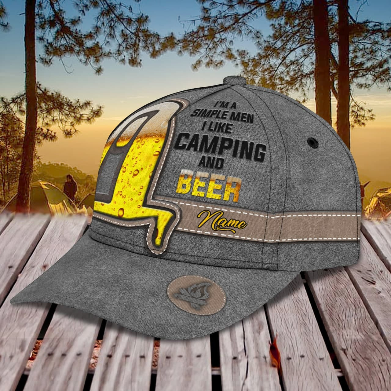 Adeenyc Custom Personalized Camping And Beer Cap Hats Gifts for men & women Adeenyc.com