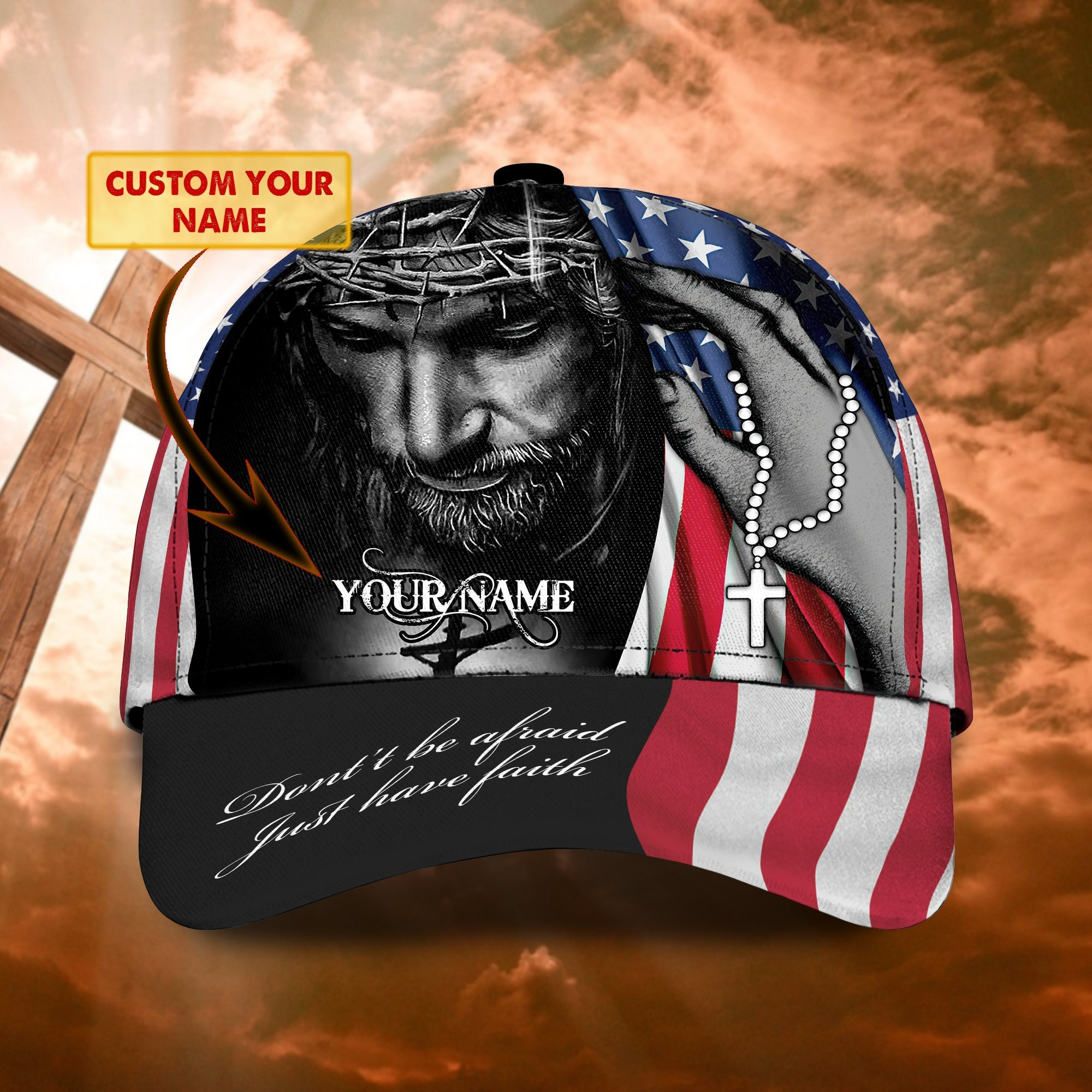 Adeenyc Custom Personalized Cap - Classic Style For Jesus Fans Hats Gifts for men & women Adeenyc.com