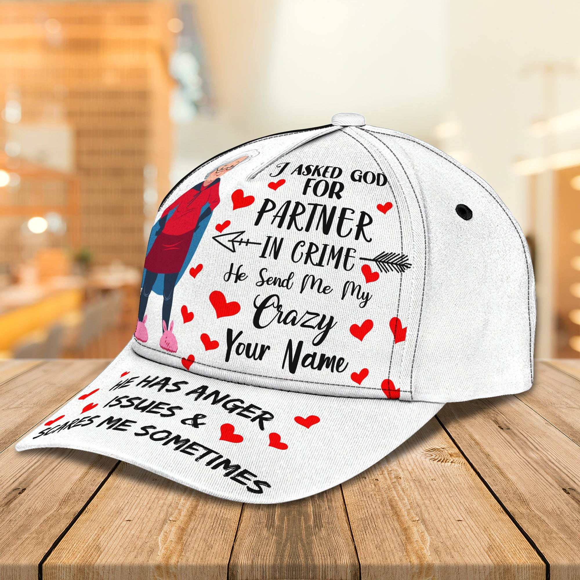 Adeenyc Custom Personalized Classic Cap Baseball Cap Hat Hats Gifts for men & women Adeenyc.com
