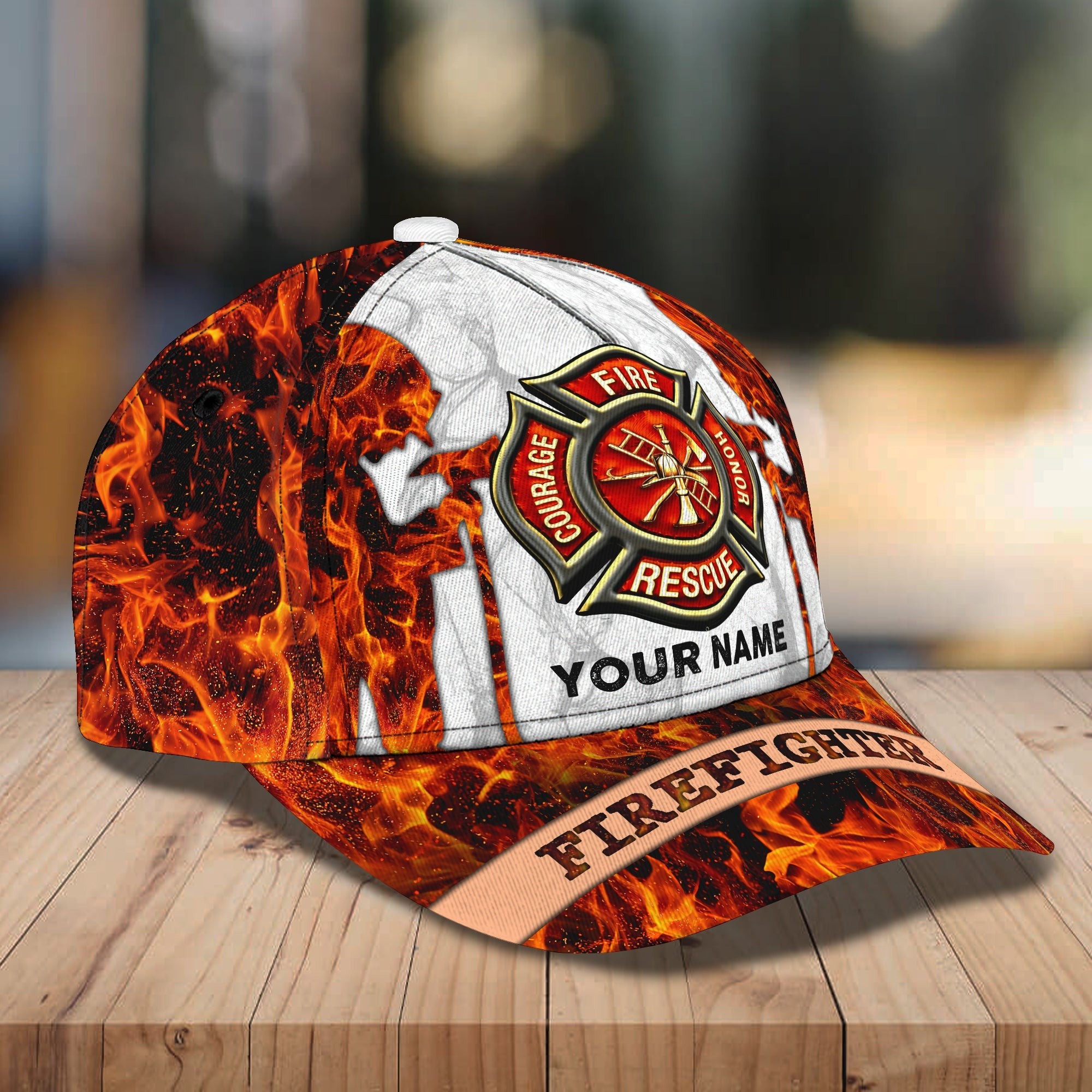 Adeenyc Custom Personalized Firefighter Cap Hats Gifts for men & women Adeenyc.com