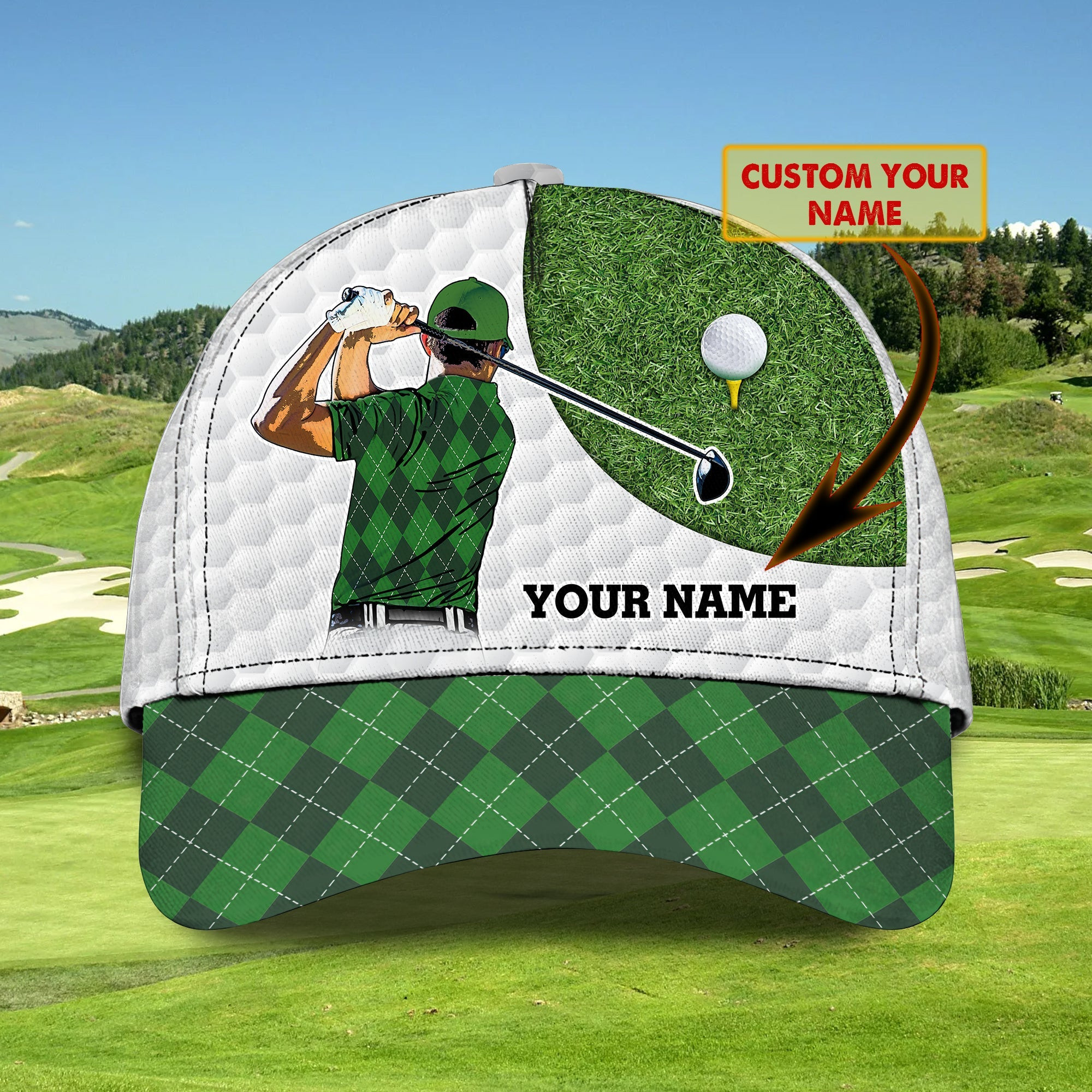 Adeenyc Custom Personalized Golf Cap - Classic Style Hats Gifts for men & women Adeenyc.com