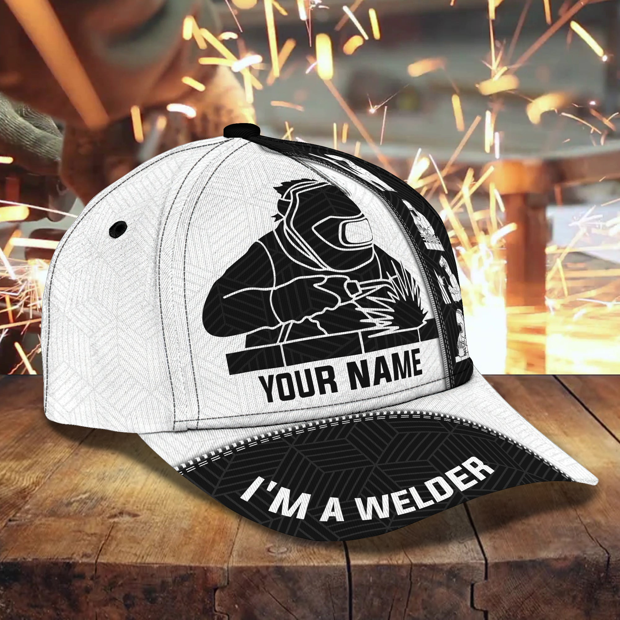 Adeenyc Custom Personalized Welder Cap Hats Gifts for men & women Adeenyc.com