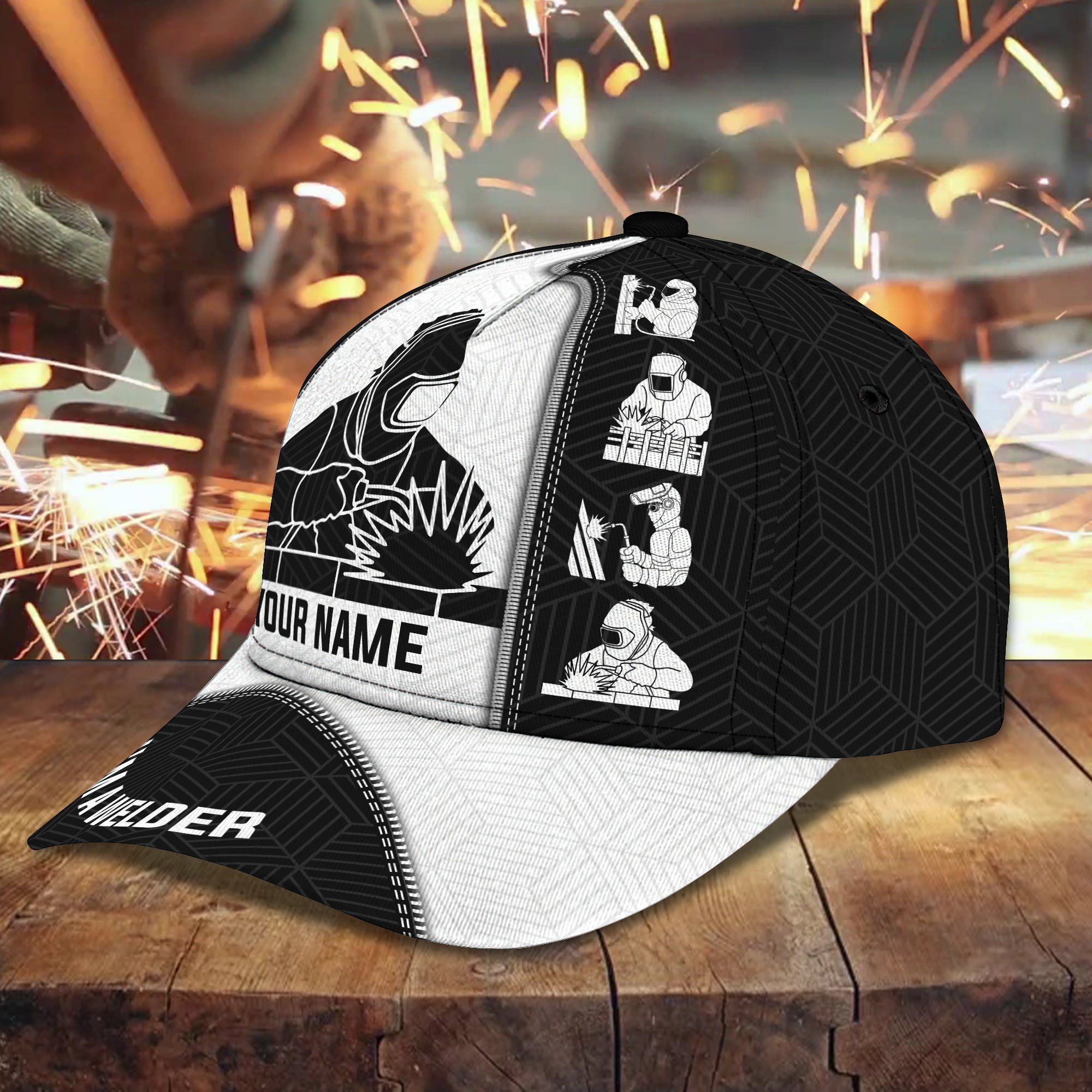 Adeenyc Custom Personalized Welder Cap Hats Gifts for men & women Adeenyc.com