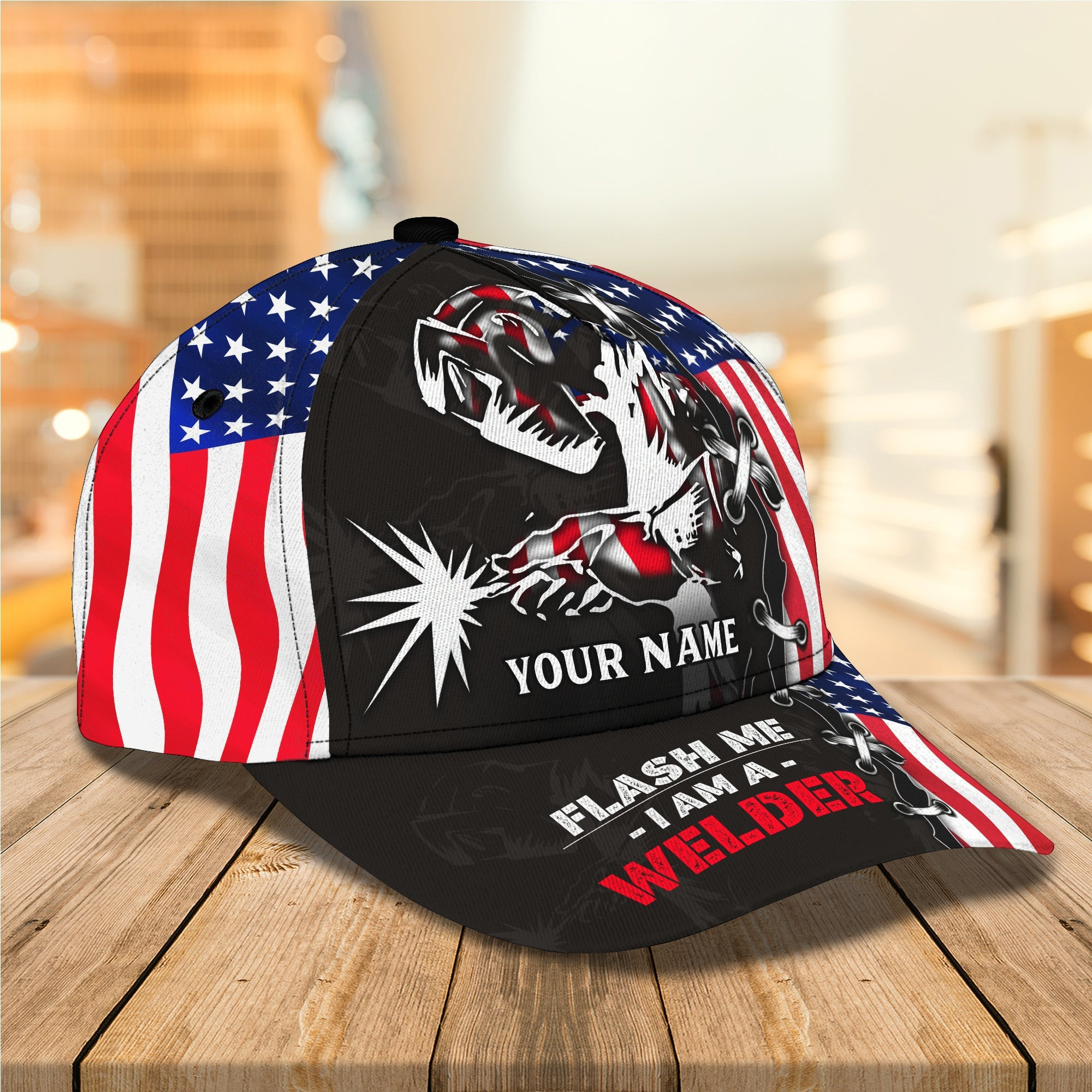 Adeenyc Custom Welder Cap - Personalized Name Cap Hats Gifts for men & women Adeenyc.com
