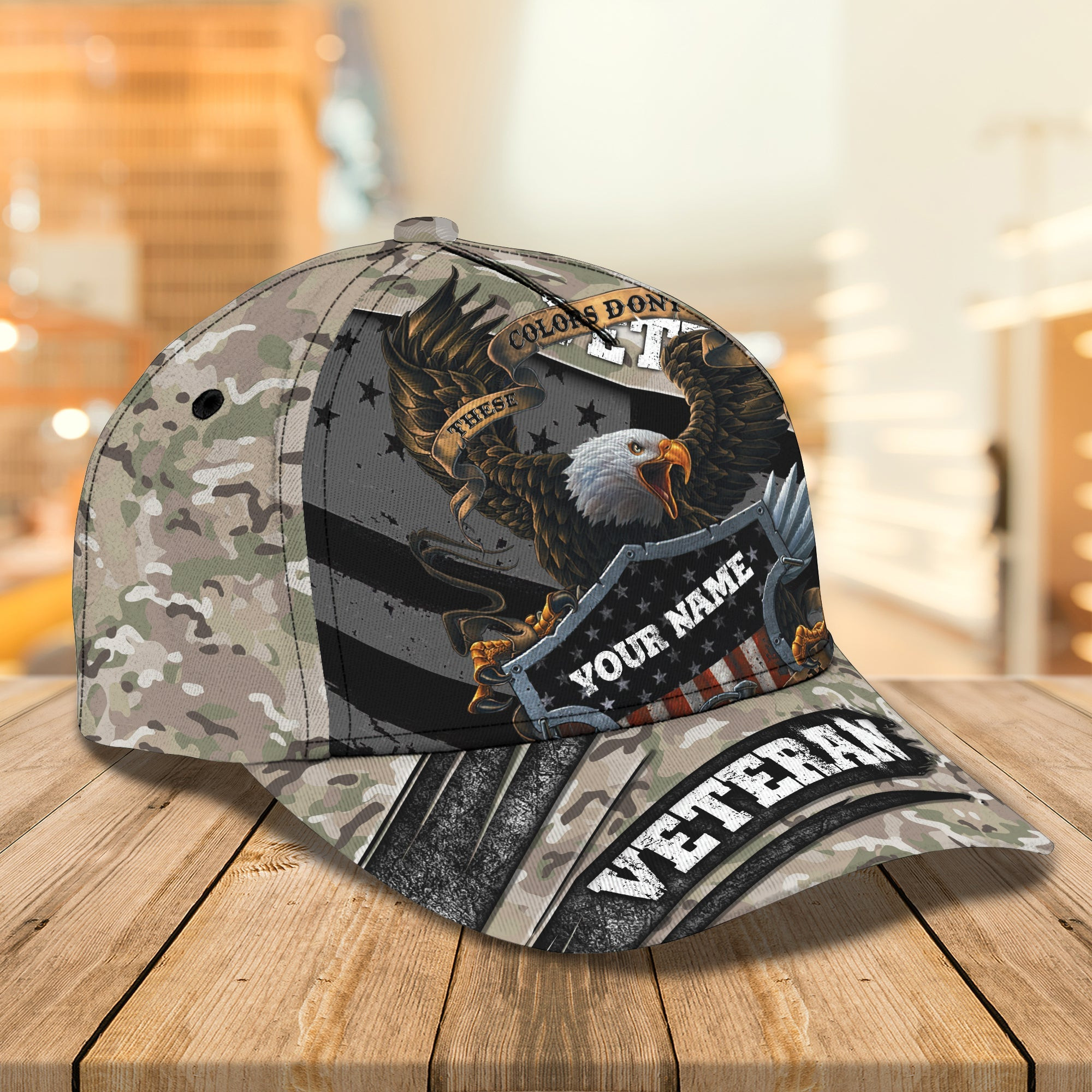Adeenyc Customizable Classic Cap Baseball Cap Hat Baseball Cap Hat For Us Veterans Hats Gifts for men & women Adeenyc.com