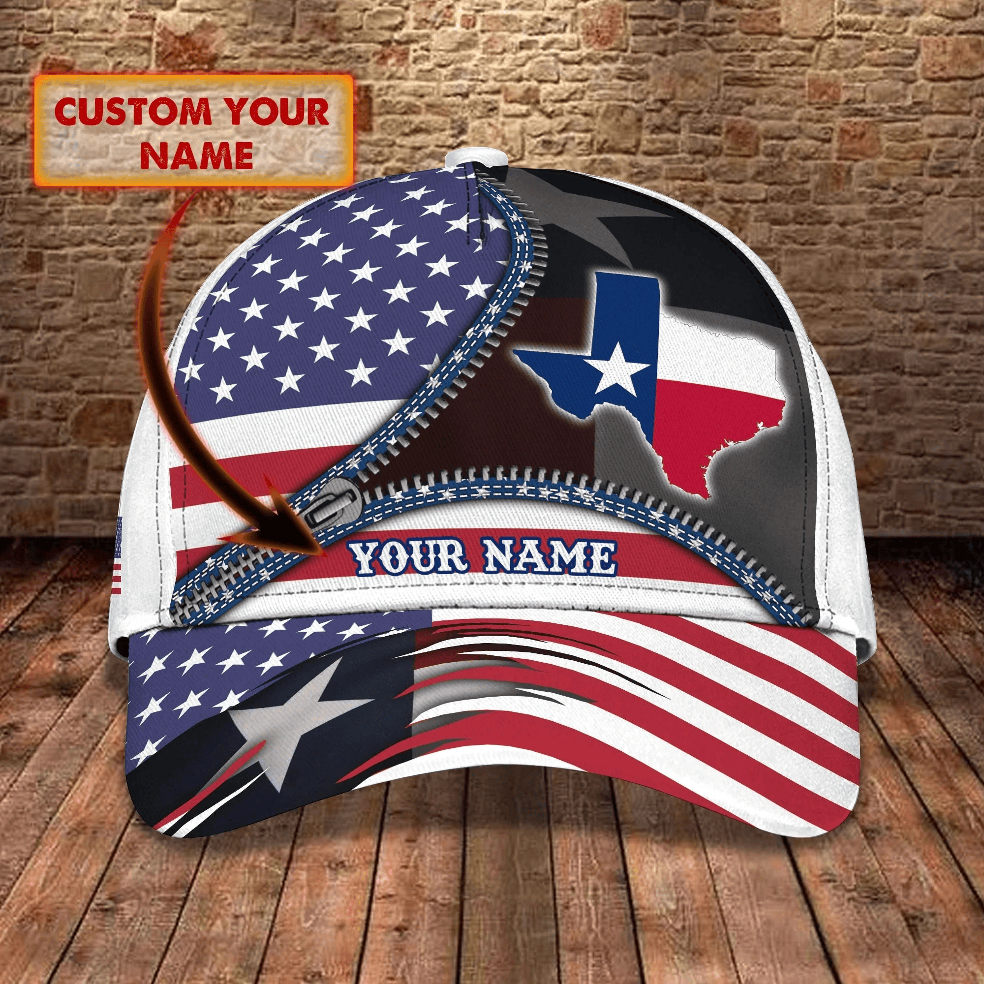 Adeenyc Customized 3D Full Printed Baseball Cap Pray For Texas, Texas Baseball Cap, Texas Classic Cap Trucker Hats Custom Hats Gifts For Men & Women