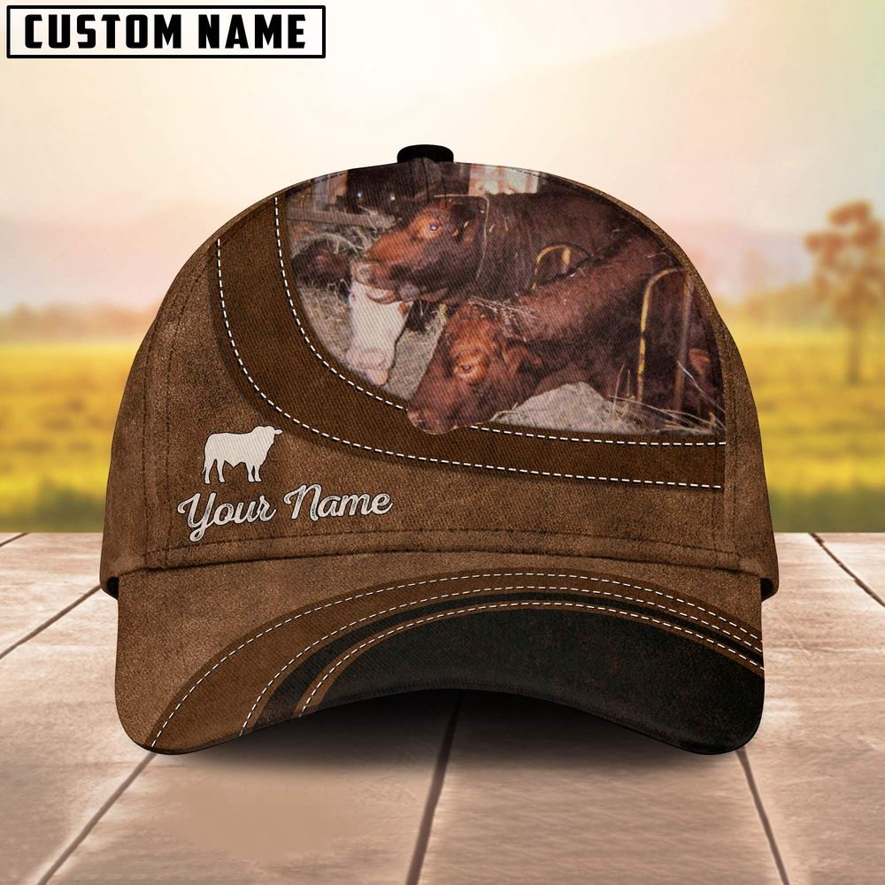 Adeenyc Customized Name Brown Cap For Darlene Hannam, Farm Cap, Farmer Baseball Cap, Cow Cap, Cow Gift, Farm Animal Hat Trucker Hats Custom Hats Gifts For Men & Women