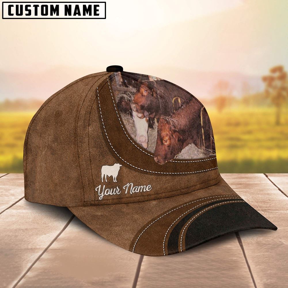 Adeenyc Customized Name Brown Cap For Darlene Hannam, Farm Cap, Farmer Baseball Cap, Cow Cap, Cow Gift, Farm Animal Hat Trucker Hats Custom Hats Gifts For Men & Women