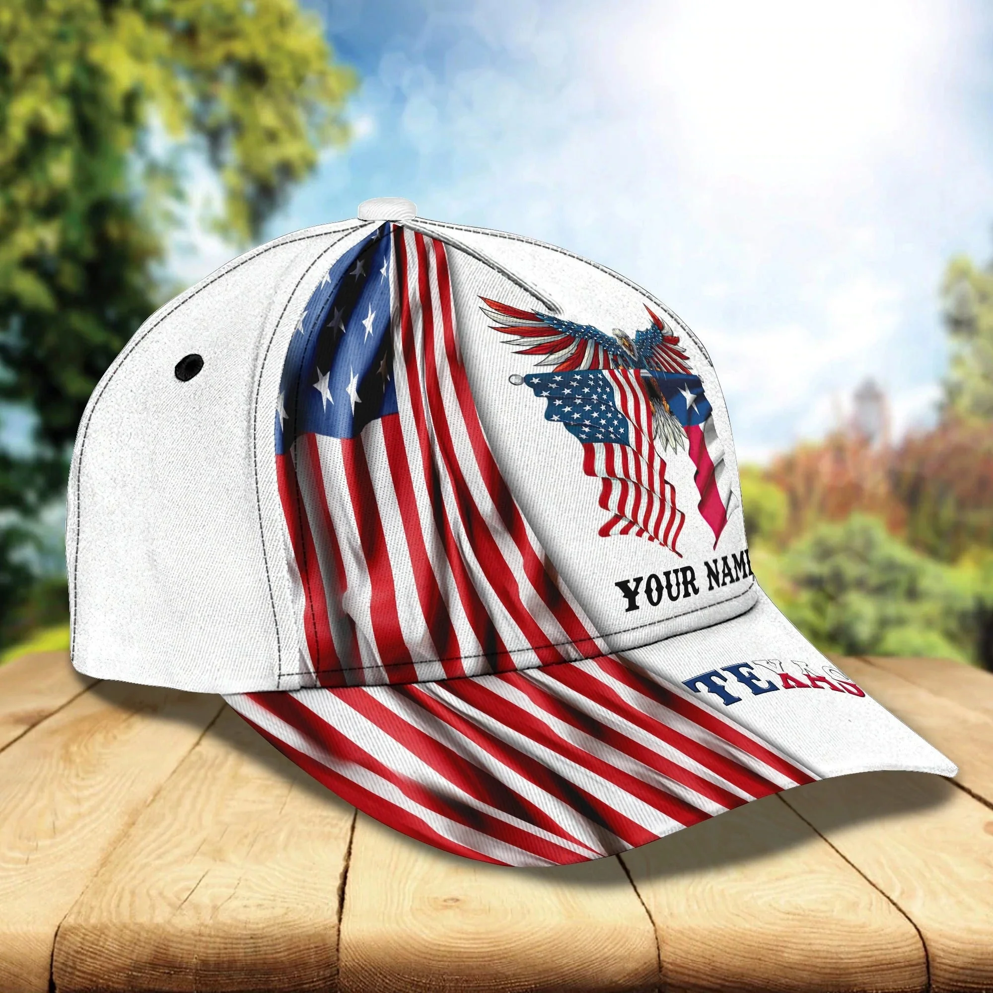 Adeenyc Customized Texas Baseball Cap, Texas Cap, American Strong Support Texas Classic 3D Cap Hat Trucker Hats Custom Hats Gifts For Men & Women