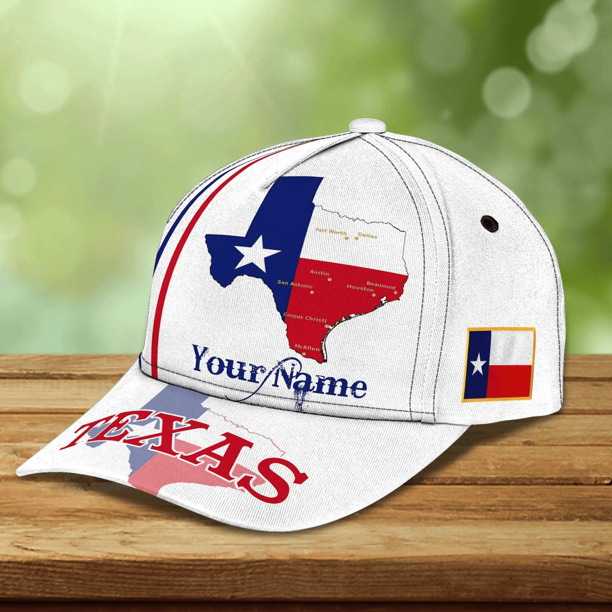 Adeenyc Customized Texas Baseball Cap, Texas Cap, American Strong Support Texas Classic 3D Cap Hat Trucker Hats Custom Hats Gifts For Men & Women