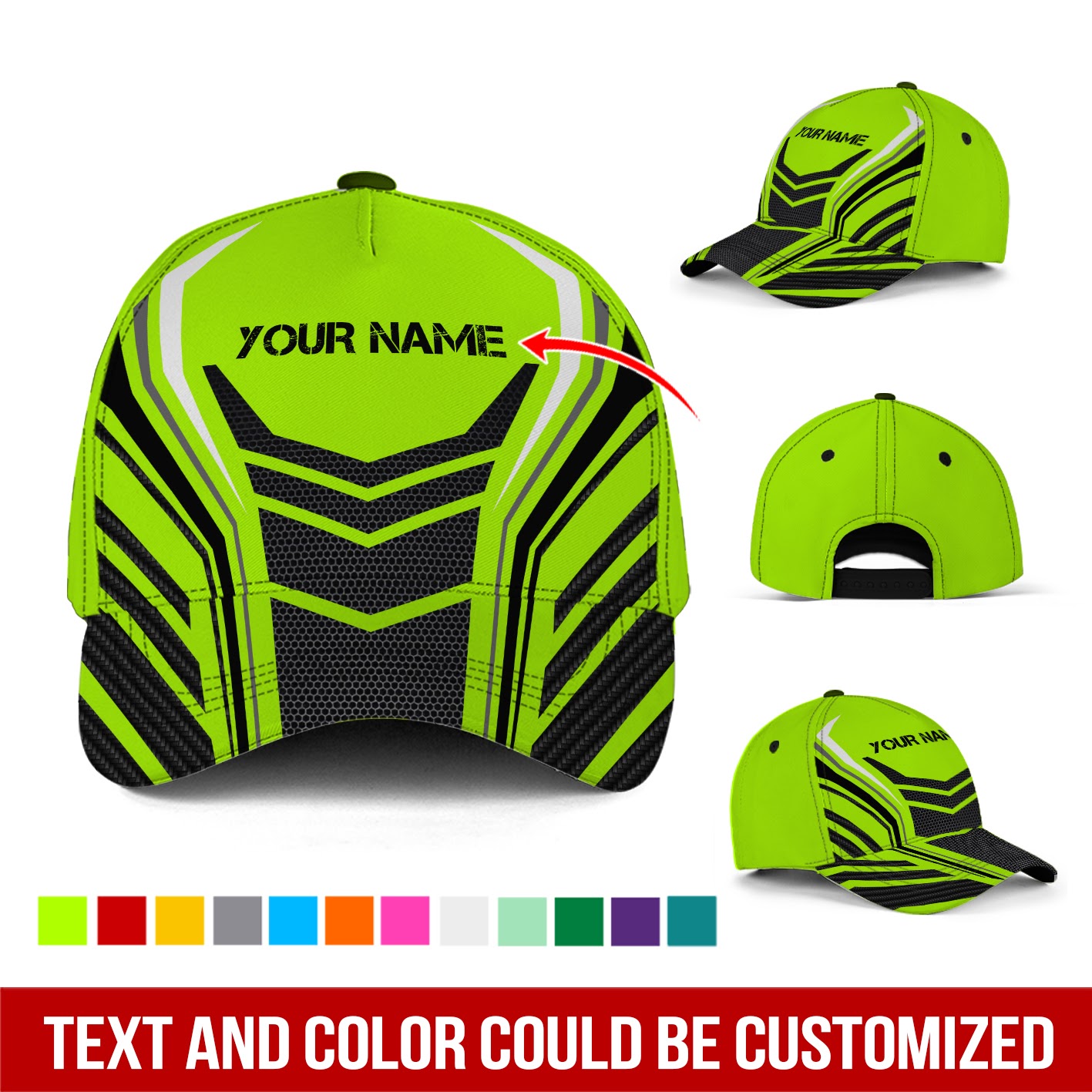 Adeenyc Customized Text And Color Heavy Equiment Classic Hat Baseball Cap Trucker Hats Custom Hats Gifts For Men & Women
