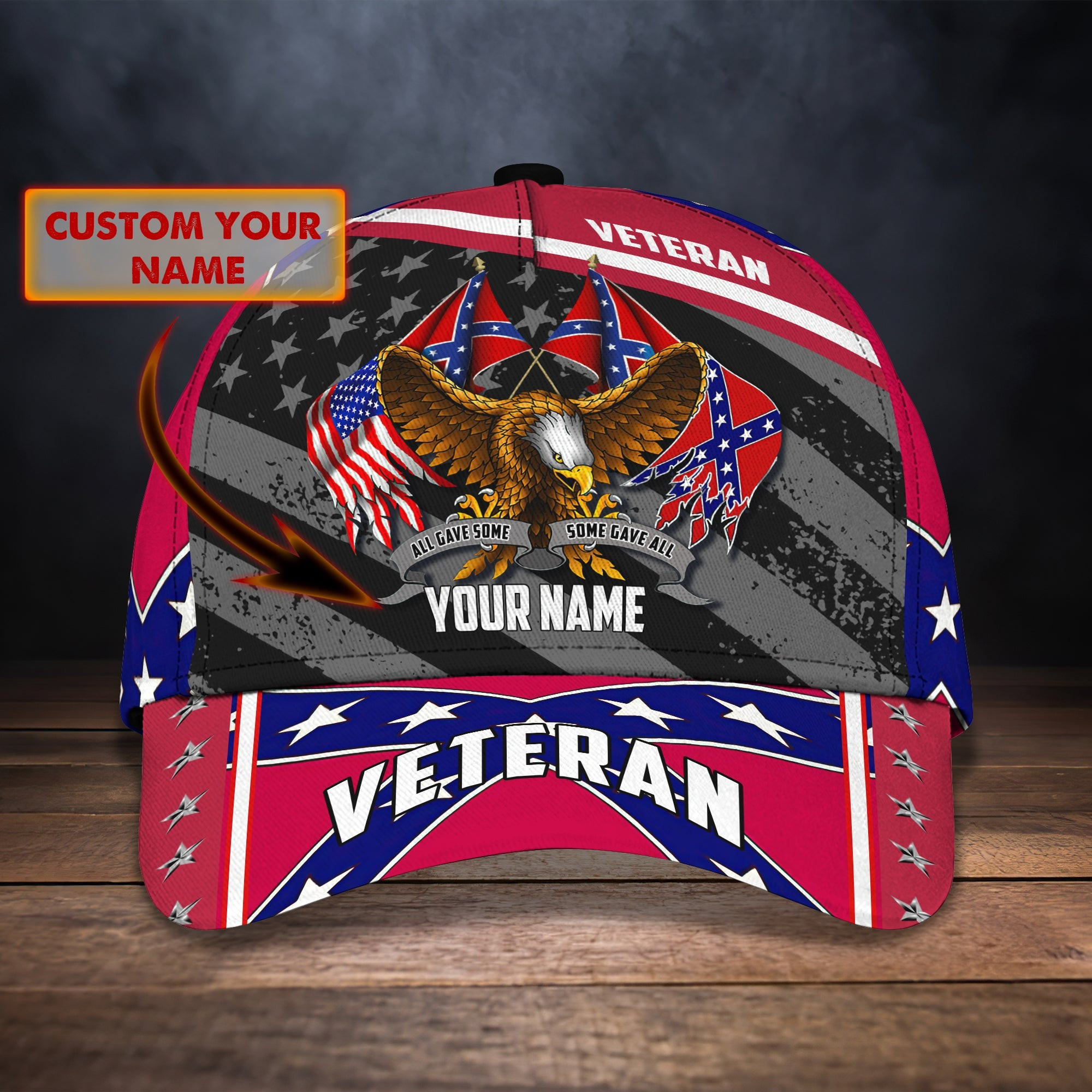 Adeenyc Customized Vintage Cap - Personalized Gift For Texas Veterans Hats Gifts for men & women Adeenyc.com