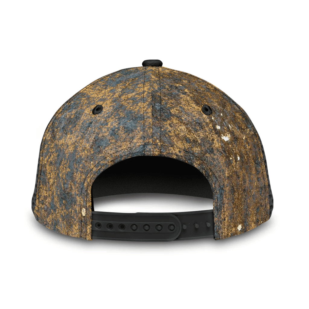 Adeenyc Customized With Name Excavator 3D Full Printing Classic Cap Hat, Excavator Baseball Cap Hat Trucker Hats Custom Hats Gifts For Men & Women