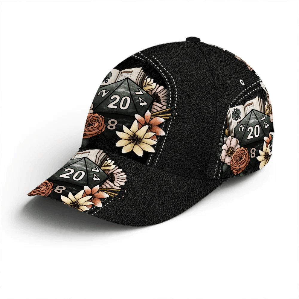 Adeenyc D And D Floral Classic Baseball Cap All Over Print Trucker Hats Custom Hats Gifts For Men & Women