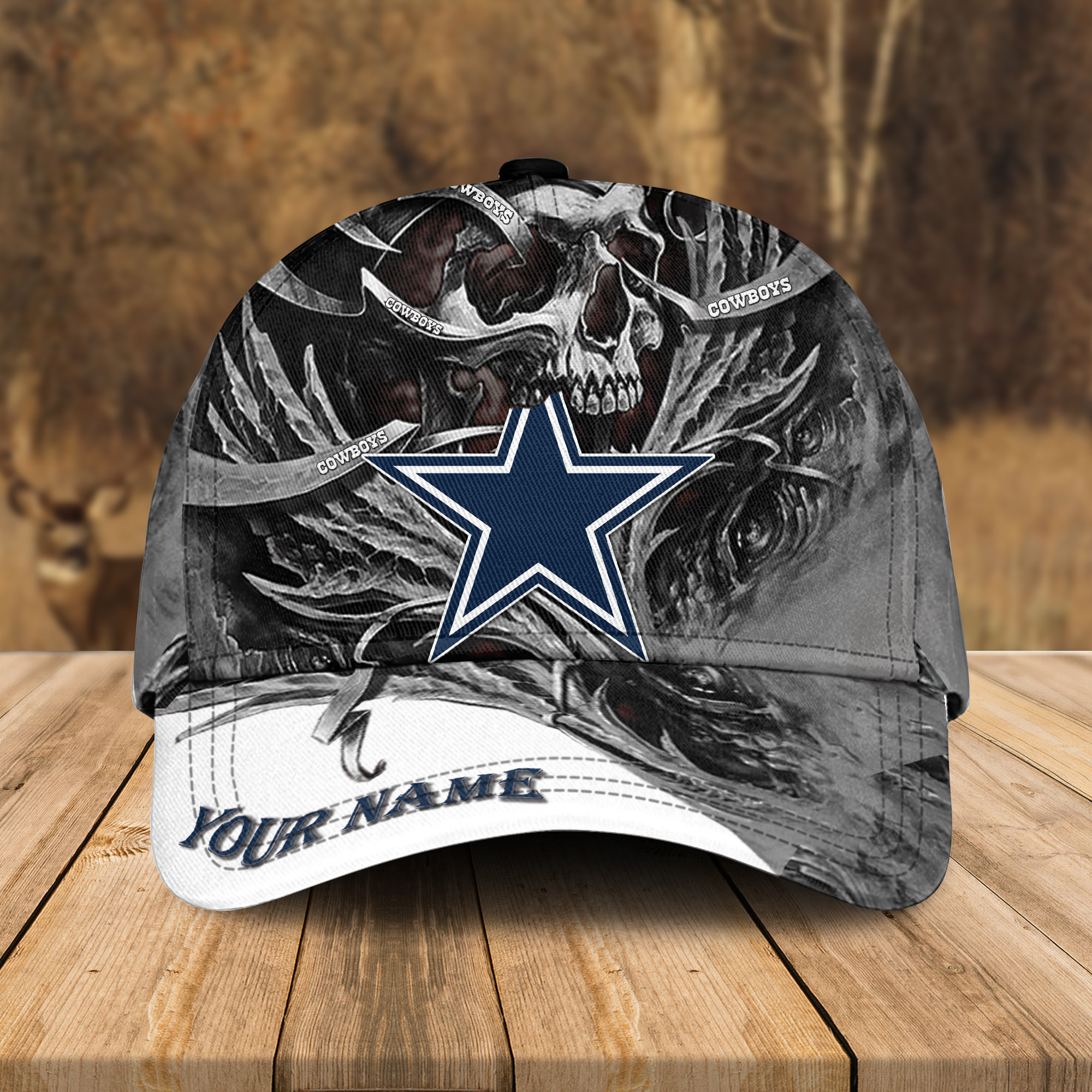 Adeenyc Dallas Cowboys NFL 3D Classic Cap Personalized Gift For Fans