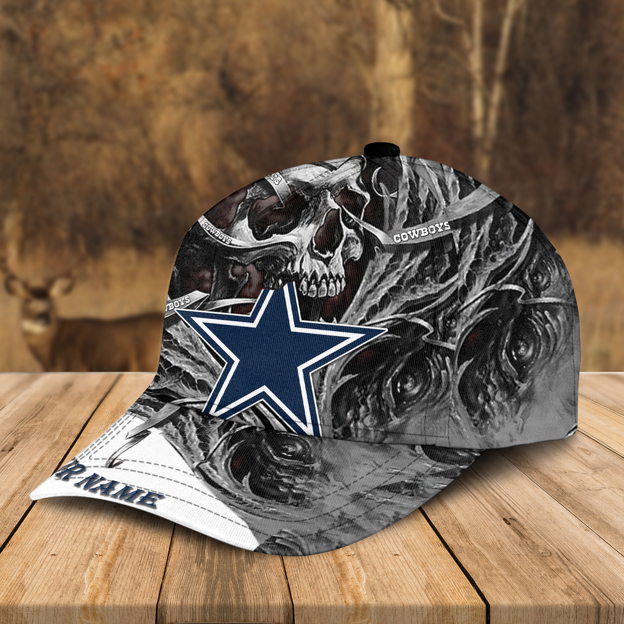 Adeenyc Dallas Cowboys NFL 3D Classic Cap Personalized Gift For Fans