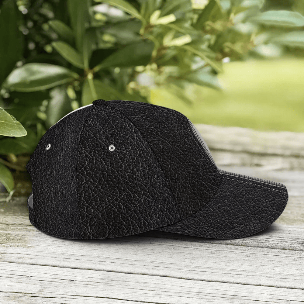 Adeenyc Dart And Beer Two-tone Leather Baseball Cap Trucker Hats Custom Hats Gifts For Men & Women