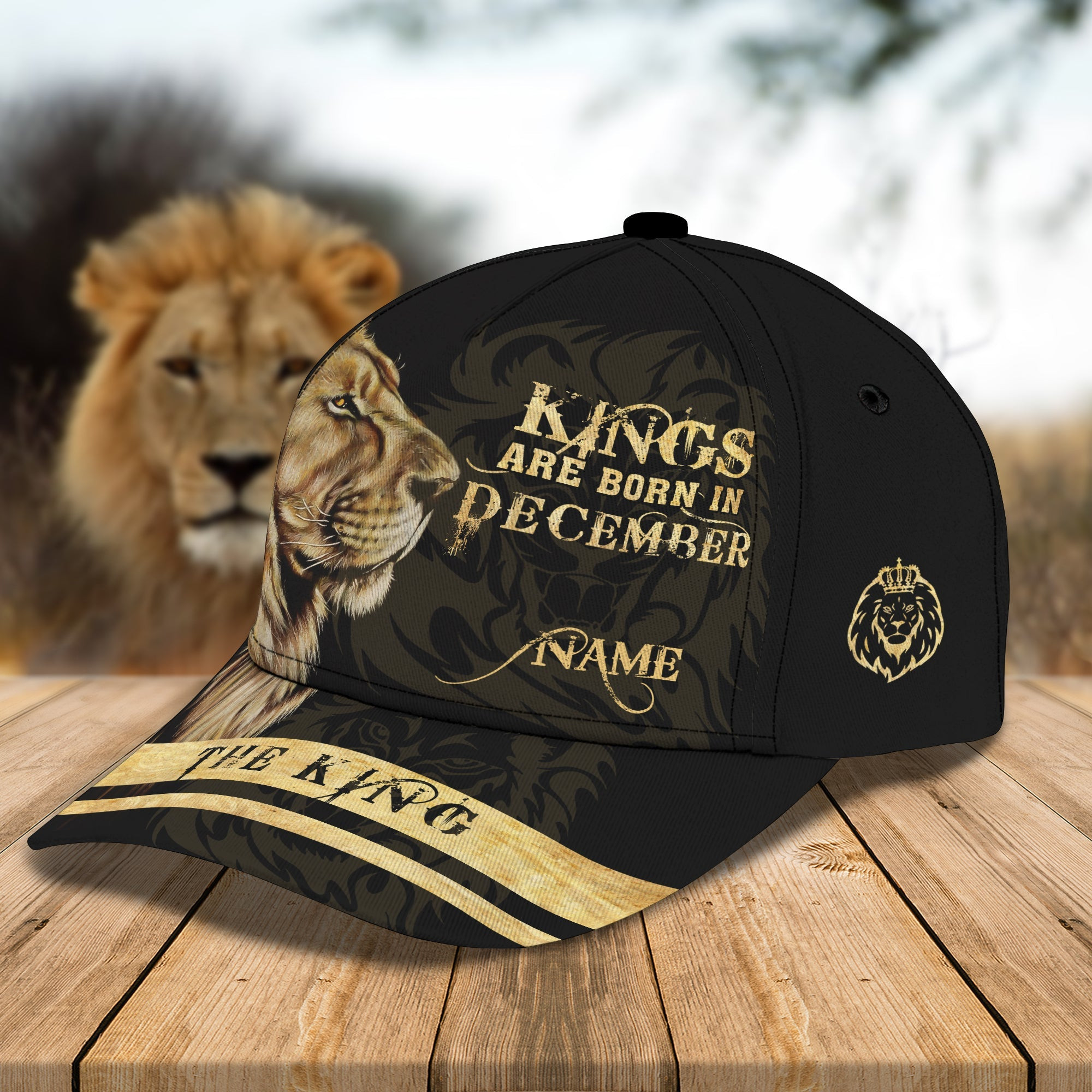 Adeenyc December Kings: Custom Classic Cap Baseball Cap Hat Baseball Cap Hat- Personalized Name Option Hats Gifts for men & women Adeenyc.com