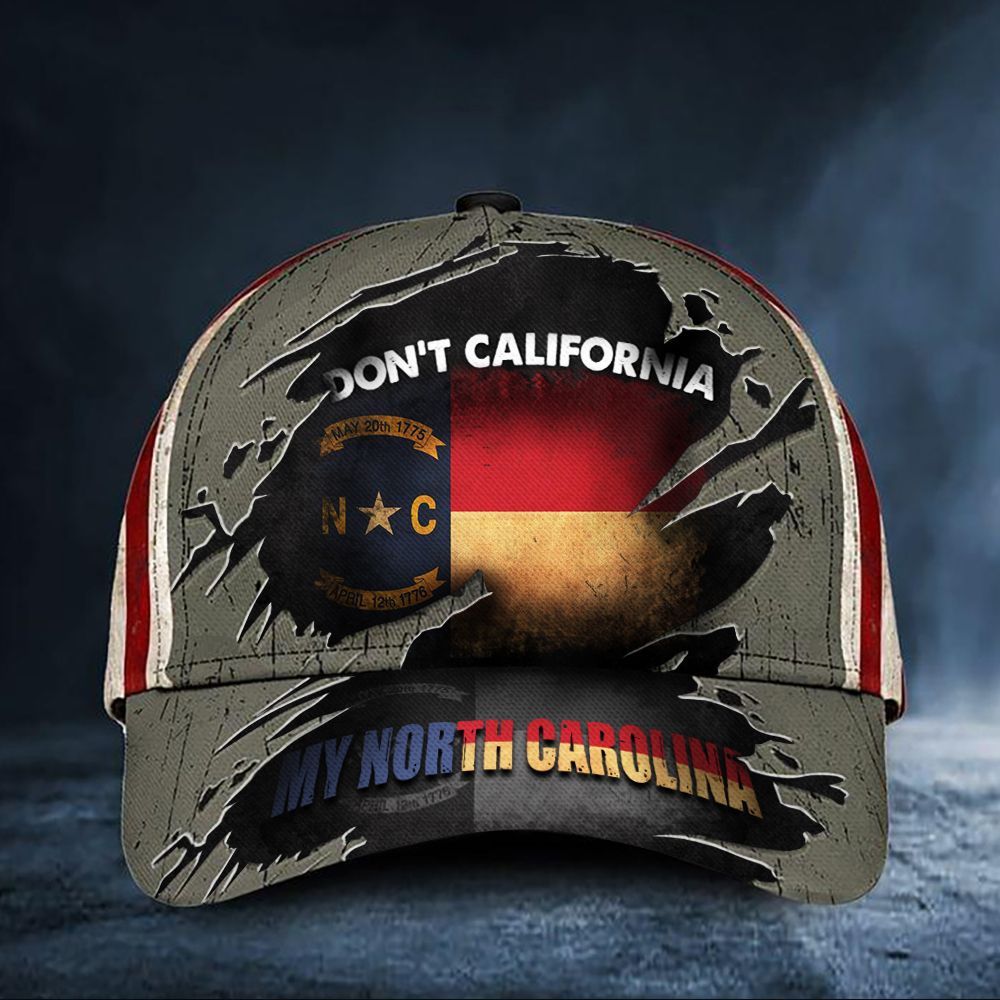 Adeenyc Don't California My North Carolina Hat Vintage USA Flag Cap Good Gifts For Father In Law Trucker Hats Custom Hats Gifts For Men & Women