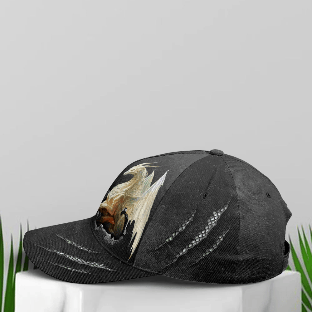Adeenyc Dragon Print Classic Baseball Cap All Over Print Trucker Hats Custom Hats Gifts For Men & Women
