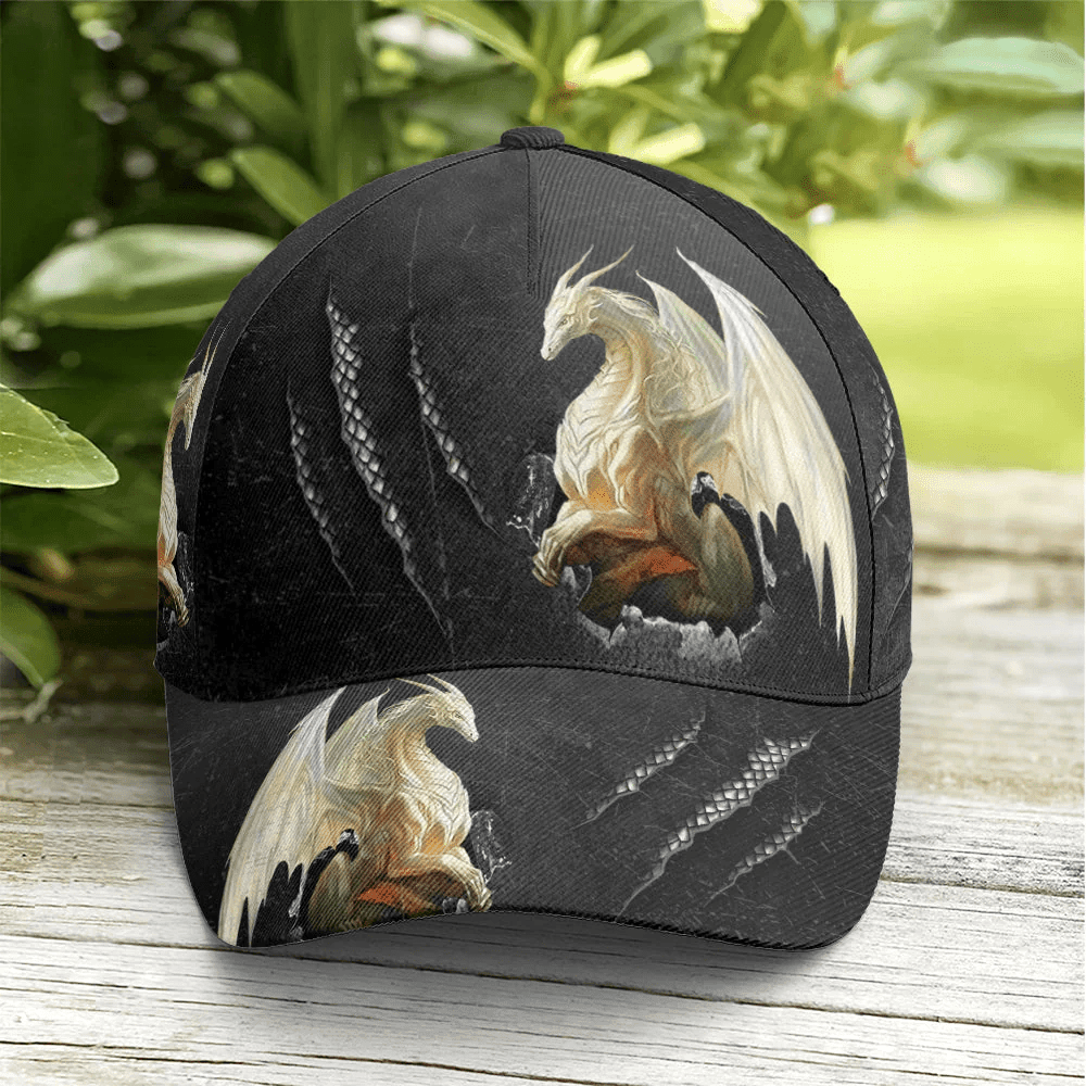 Adeenyc Dragon Print Classic Baseball Cap All Over Print Trucker Hats Custom Hats Gifts For Men & Women