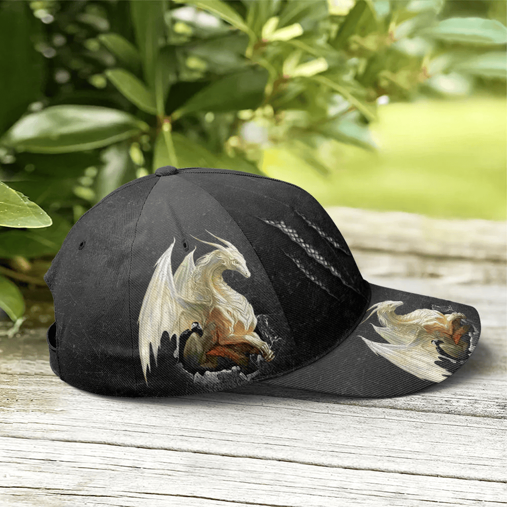 Adeenyc Dragon Print Classic Baseball Cap All Over Print Trucker Hats Custom Hats Gifts For Men & Women