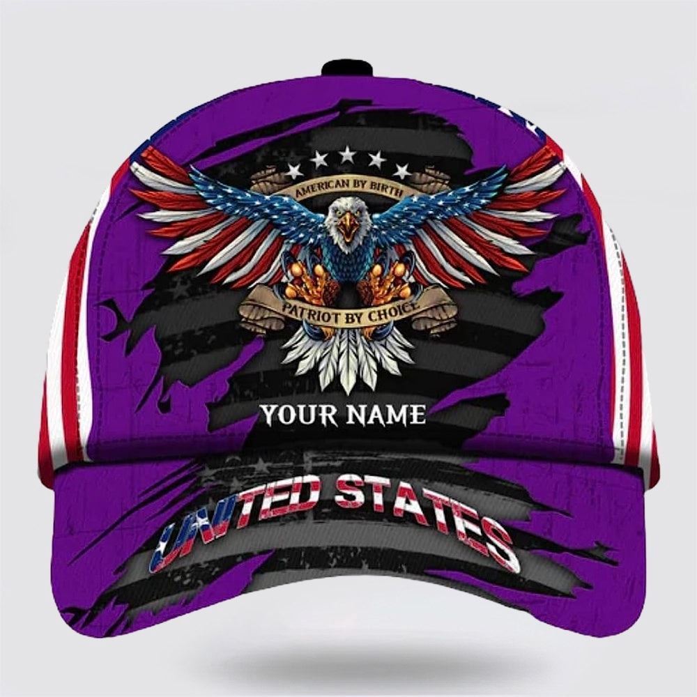 Adeenyc Eagle American By Birth Patriot By Choice Baseball Cap, Christian Baseball Cap, Religious Cap, Christian Hat Trucker Hats Custom Hats Gifts For Men & Women