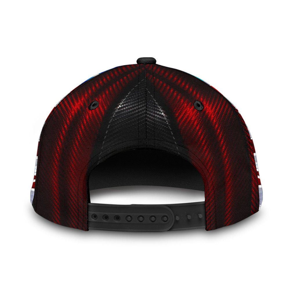 Adeenyc Eagle One Nation Under God Classic Cap All Over Print Trucker Hats Custom Hats Gifts For Men & Women