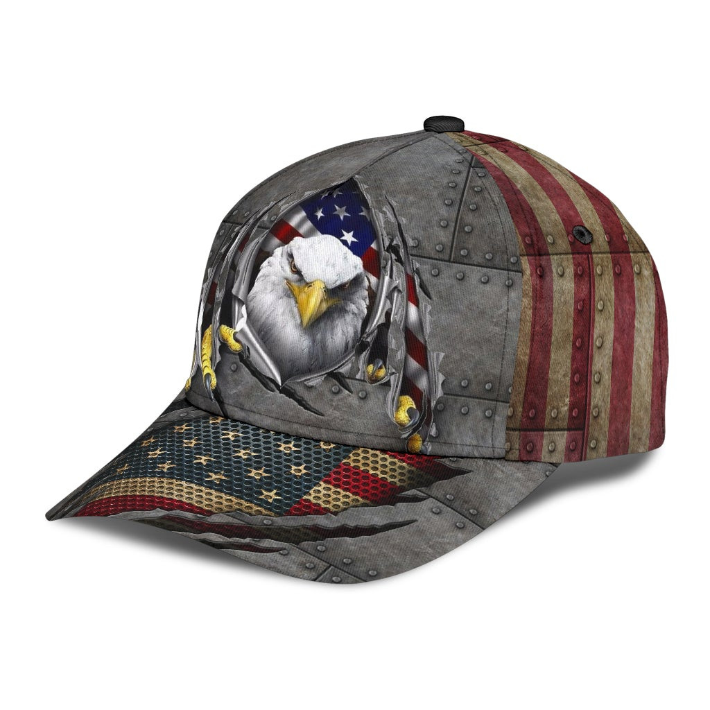 Adeenyc - Eagle Pride American Classic Cap Baseball Hat Trucker Hats Custom Hats Gifts For Men & Women