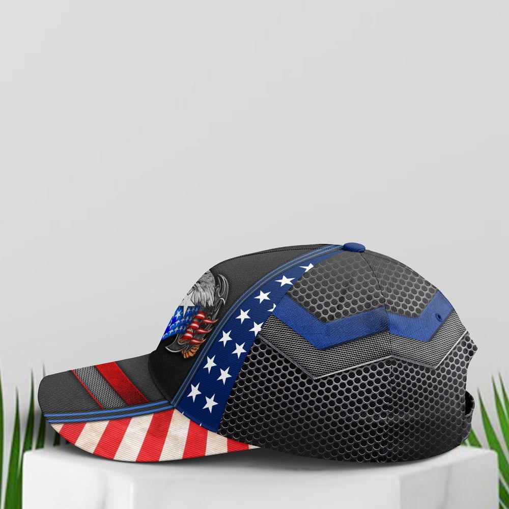 Adeenyc Eagles America US Flag Metallic Baseball Cap, Christian Baseball Cap, Religious Cap, Christian Hat Trucker Hats Custom Hats Gifts For Men & Women