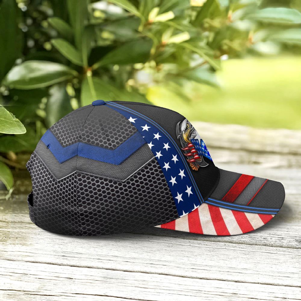 Adeenyc Eagles America US Flag Metallic Baseball Cap, Christian Baseball Cap, Religious Cap, Christian Hat Trucker Hats Custom Hats Gifts For Men & Women