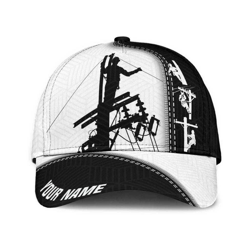 Adeenyc Electrician All Over Print Classic Cap Trucker Hats Custom Hats Gifts For Men & Women