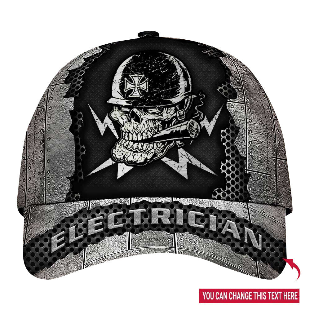 Adeenyc Electrician All Over Print Classic Cap Trucker Hats Custom Hats Gifts For Men & Women