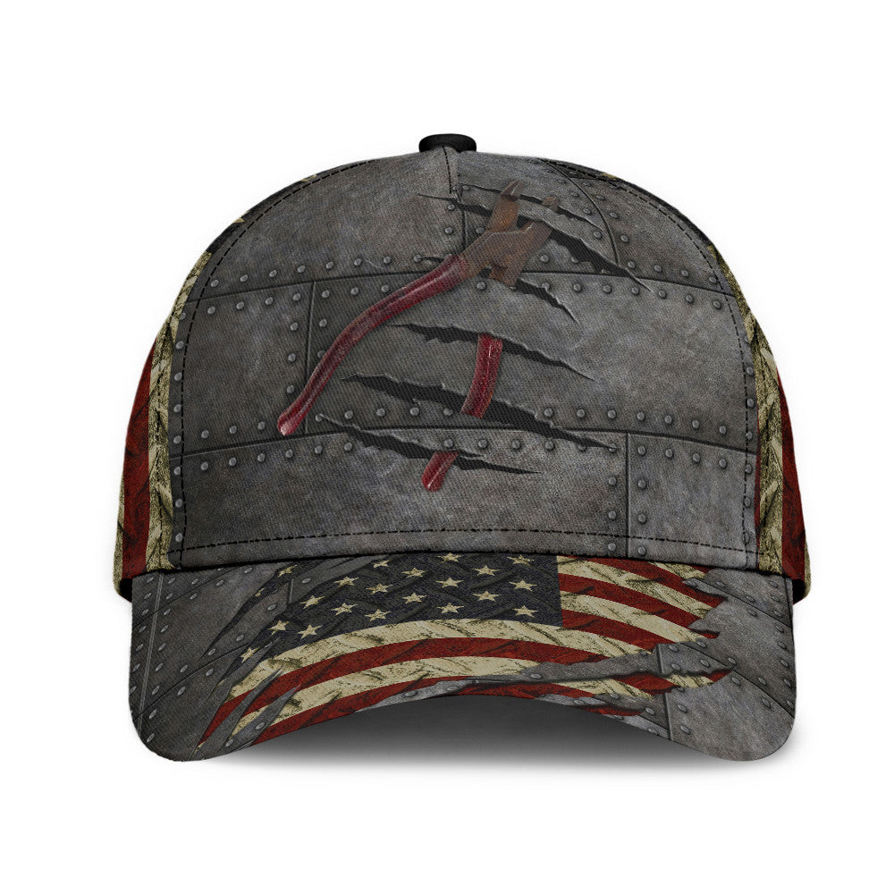 Adeenyc Electrician All Over Print Classic Cap Trucker Hats Custom Hats Gifts For Men & Women