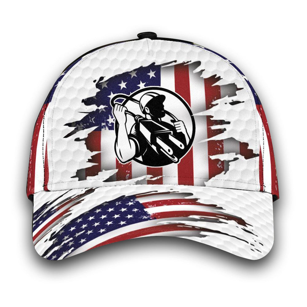 Adeenyc Electrician All Over Print Classic Cap Trucker Hats Custom Hats Gifts For Men & Women
