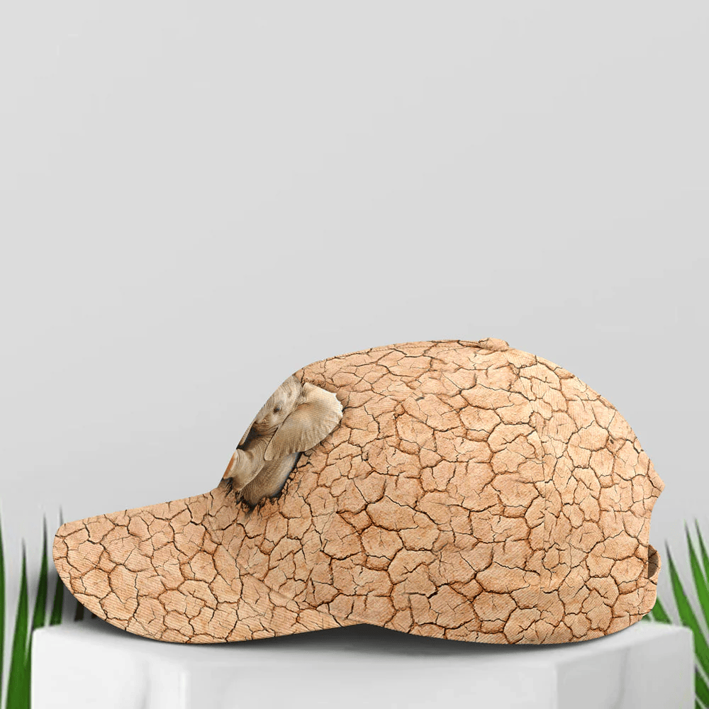 Adeenyc Elephant On The Ground Baseball Cap All Over Print Trucker Hats Custom Hats Gifts For Men & Women