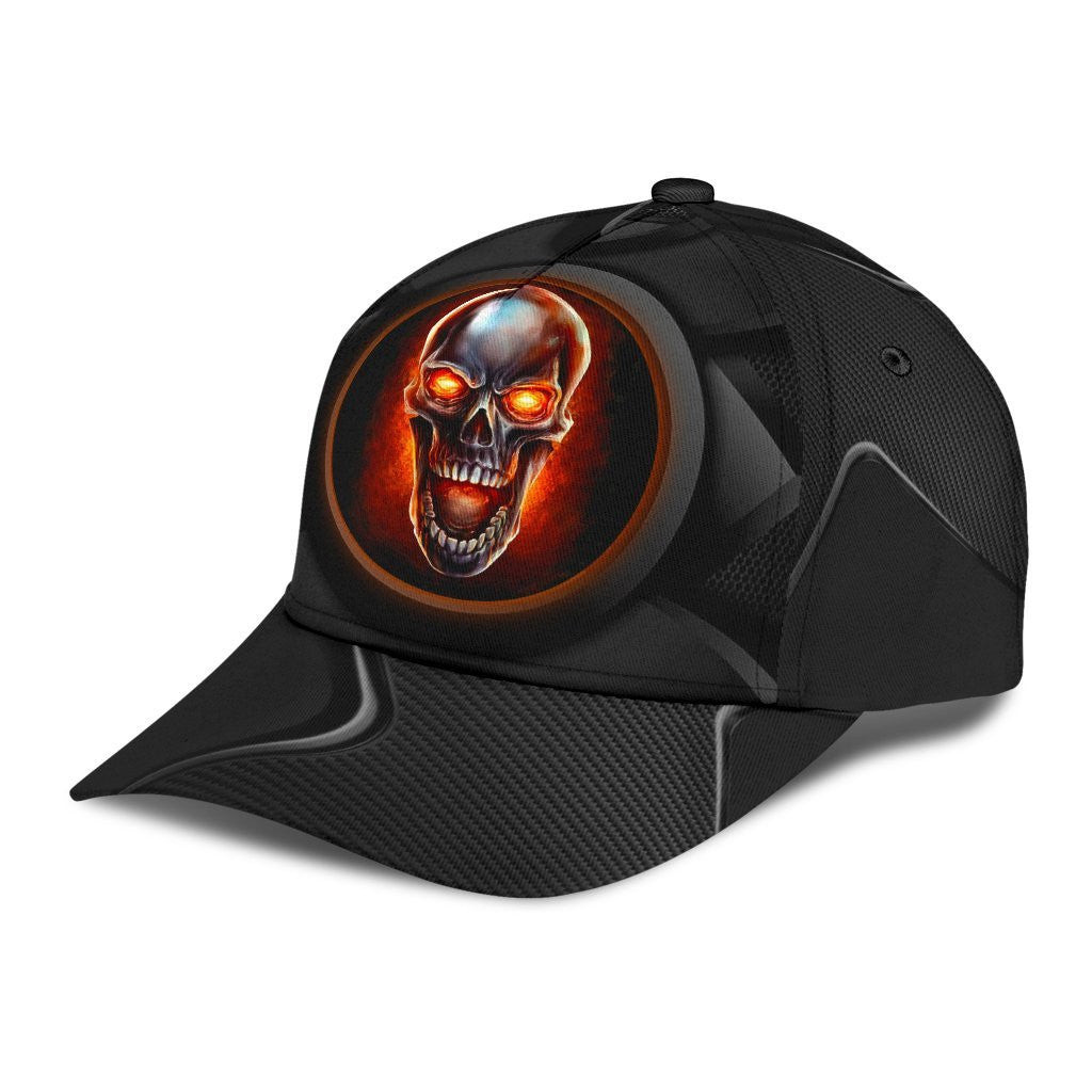 Adeenyc Evil Skull Classic Cap Trucker Hats Custom Hats Gifts For Men & Women