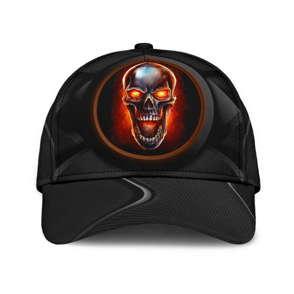Adeenyc Evil Skull Classic Cap Trucker Hats Custom Hats Gifts For Men & Women