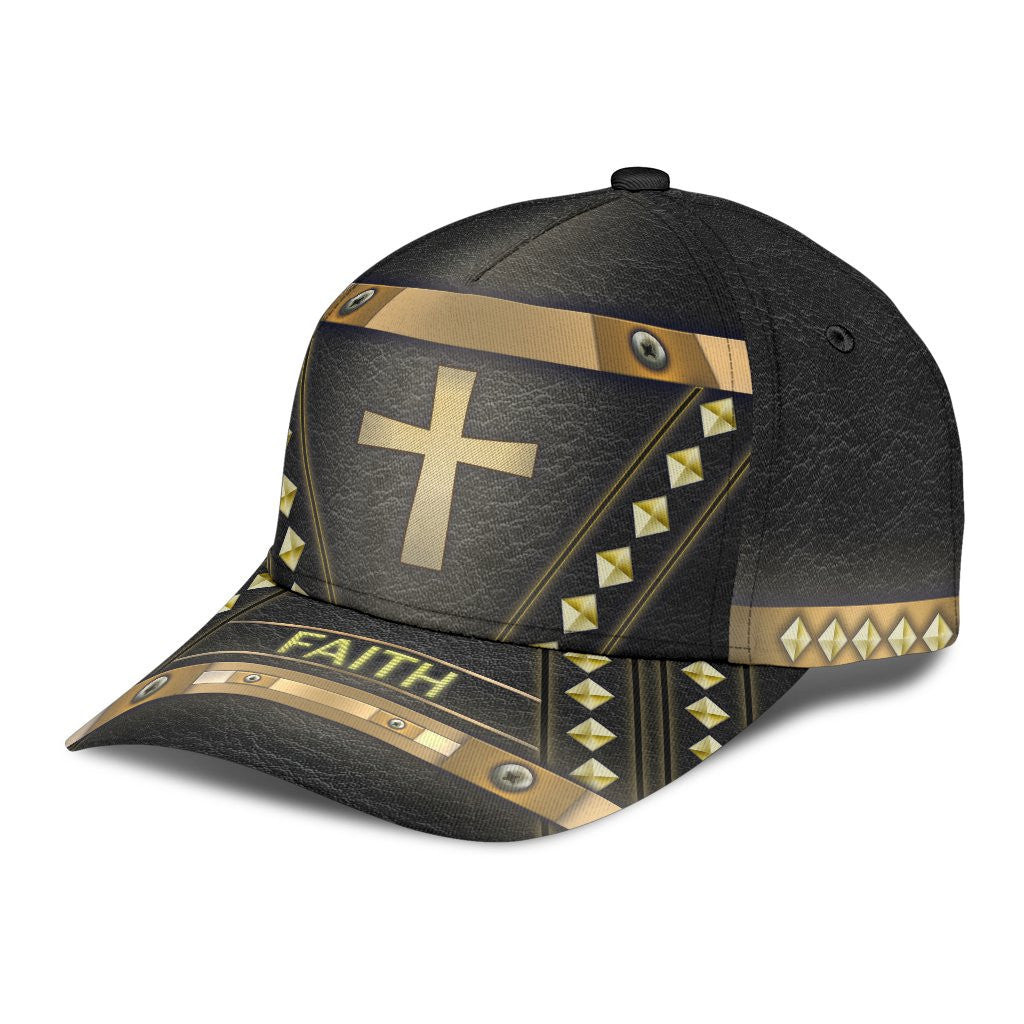Adeenyc Faith God Classic Cap All Over Print Trucker Hats Custom Hats Gifts For Men & Women