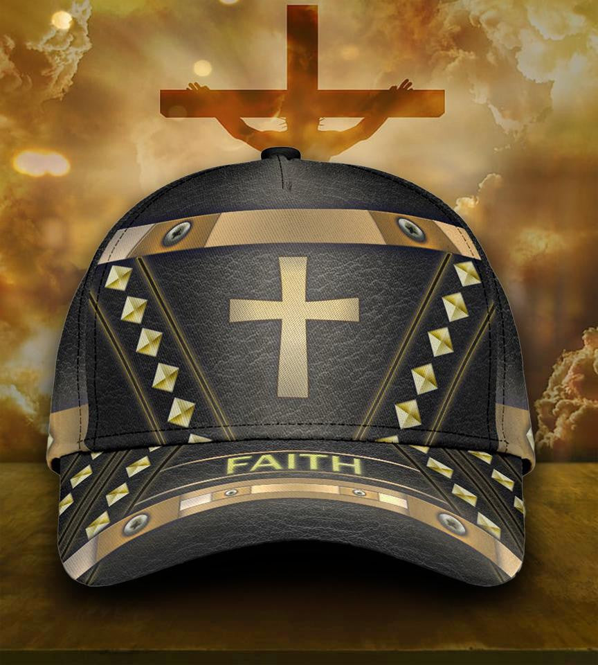 Adeenyc Faith God Classic Cap All Over Print Trucker Hats Custom Hats Gifts For Men & Women