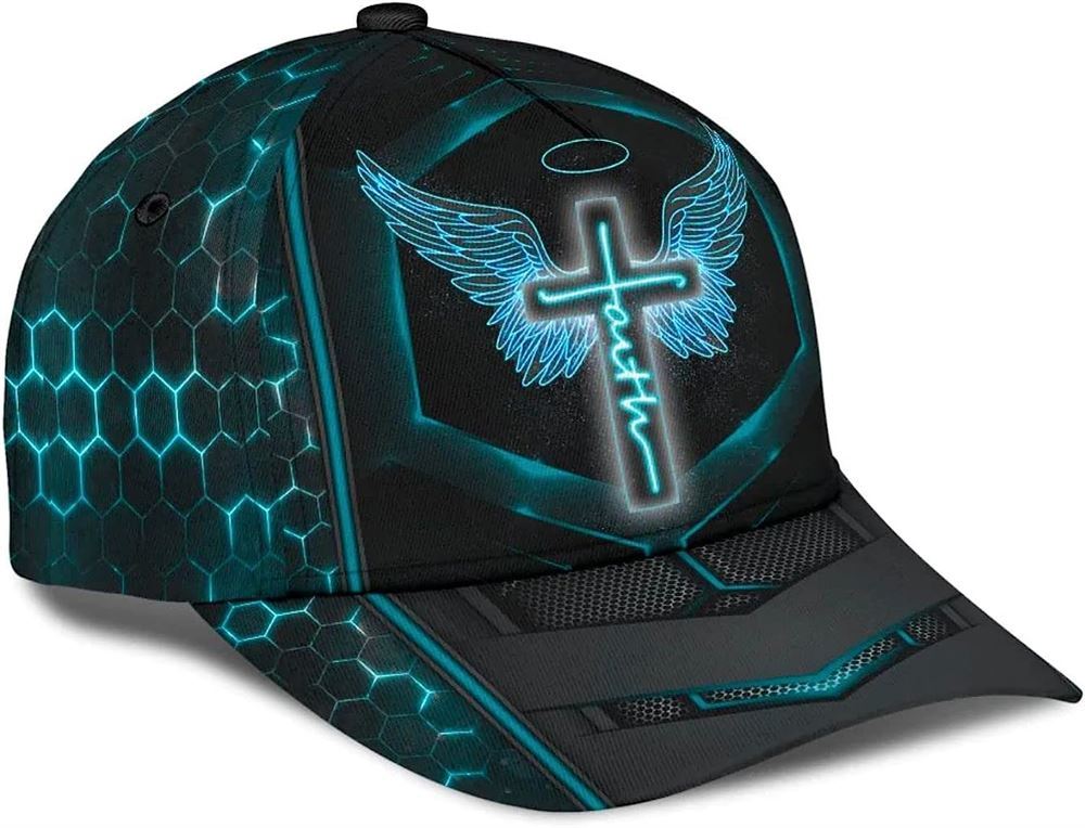 Adeenyc Faith Wing Baseball Cap, Christian Baseball Cap, Religious Cap, Christian Hat Trucker Hats Custom Hats Gifts For Men & Women