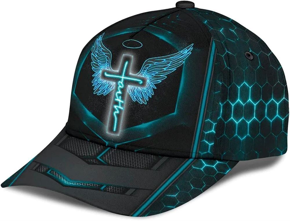Adeenyc Faith Wing Baseball Cap, Christian Baseball Cap, Religious Cap, Christian Hat Trucker Hats Custom Hats Gifts For Men & Women