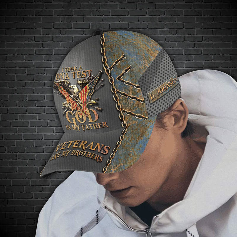 Adeenyc Father's Day Veteran Classic Cap, Gift Idea For Dad Trucker Hats Custom Hats Gifts For Men & Women