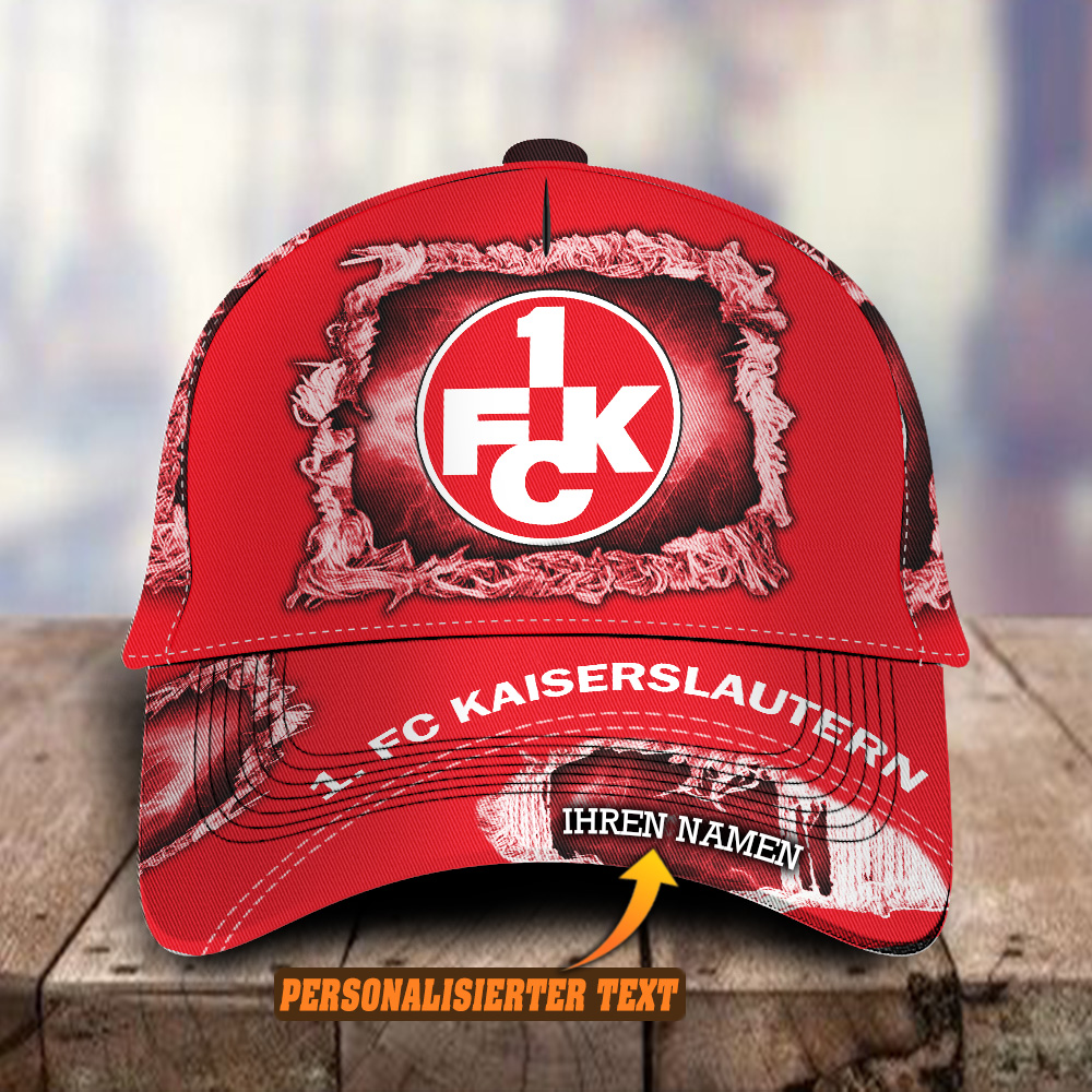 Adeenyc Fc Kaiserslautern 3D Classic Cap Germany Custom Baseball Cap Hat Trucker Hats Custom Hats Gifts For Men & Women